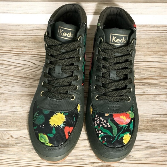 Keds x Rifle Paper Co. Scout Duck Ankle Botanical Canvas Water Resistant Boots - Picture 7 of 13
